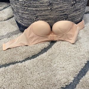 Nude strapless bra